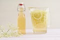 Infused elderflower syrup