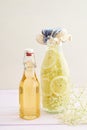 Infused elderflower syrup