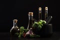 Infused olive oils, herbs and spices