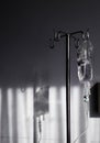 infusion bag shadow Royalty Free Stock Photo