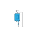 Infusion drip vector icon symbol medical isolated on white background