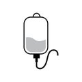 Infusion icon design template vector isolated illustration