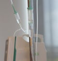 Infusion pump and IV dropper