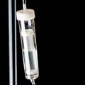 An infusion system filter for intravenous infusions Royalty Free Stock Photo