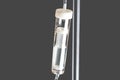 An infusion system filter for intravenous infusions Royalty Free Stock Photo