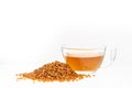 Infusion of yellow fenugreek seeds - Trigonella foenum - graecum