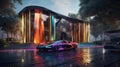 ing the luxury bionic houseColorful Supercar Adds to Luxury of Bionic House