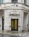 ING Moorgate office of the Dutch bank and financial service company in London