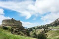 Ingapirca Inca wall in Ecuador