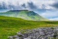 Ingleborough mountain. Yorkshire Dales National Park Royalty Free Stock Photo