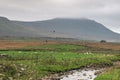 Mist on top of Ingleborough