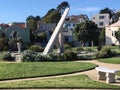 Urbano Sundial, Ingleside Terrace, San Francisco, 14. Royalty Free Stock Photo