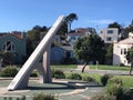 Urbano Sundial, Ingleside Terrace, San Francisco, 11. Royalty Free Stock Photo