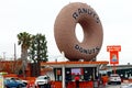 Inglewood (Los Angeles) California: Randy\'s Donuts with a giant doughnut