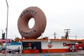 Inglewood (Los Angeles) California: Randy\'s Donuts with a giant doughnut