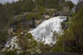 Inglis Falls on a Cloudy Day Royalty Free Stock Photo