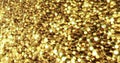 Ingots of pure gold. Golden background. Gold leaf texture Royalty Free Stock Photo