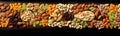 Mixed nut cashew dried walnut snack hazelnut healthy vegan almonds assorted Royalty Free Stock Photo