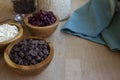 Ingredient Bowls Royalty Free Stock Photo