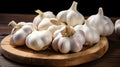 ingredient raw garlic fresh