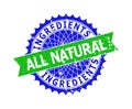 INGREDIENTS ALL NATURAL Bicolor Rosette Distress Stamp