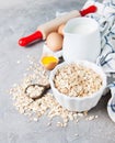 Ingredients for baking Royalty Free Stock Photo