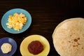 Ingredients for Burrito or baleada