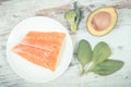 Ingredients containing omega 3 acids, unsaturated fats and fiber, healthy lifestyle, nutrition and acid diet concept Royalty Free Stock Photo
