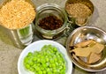 Ingredients for cooking brown basmati rice indian style