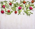 Ingredients for cooking vegetarian lettuce, radishes, cherry tomatoes, arugula laid out white wooden rustic background, place Royalty Free Stock Photo