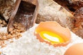 Ingredients for fresh bread preparation