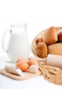 Ingredients for homemade bread