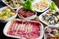 Ingredients for hot pot cook Royalty Free Stock Photo