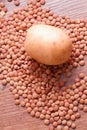 Ingredients for lentil dish Royalty Free Stock Photo