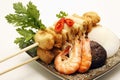 More delicious seafood and skewered fish cakes in winter
