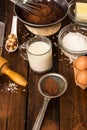 Ingredients for the preparation of bakery products