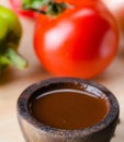 Ingredients ready for italian pasta sauce Royalty Free Stock Photo