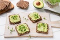 Ingredients for sandwiches and ready vegetarian snacks