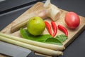 Ingredients of Thai Cuisine Royalty Free Stock Photo