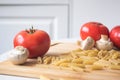 Ingredients for tradional italian pasta