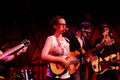 Ingrid Michaelson in session at Rockwood Music Hall Royalty Free Stock Photo