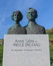 Ingstad bust at L`Anse aux Meadows