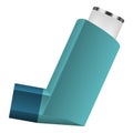 Inhalator icon, realistic style