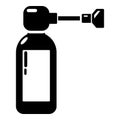 Inhaler icon , simple style