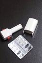 Inhaler and powder for inhalation in capsules. Prevention and treatment of bronchospasm.