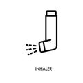 Inhaler vector icon