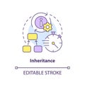 Inheritance concept icon Royalty Free Stock Photo