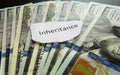 Inheritance note Royalty Free Stock Photo
