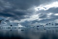 The Inhospitable Terrain of Antartica Royalty Free Stock Photo