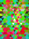 An inimitable digital illustration of designing pattern of colorful squares